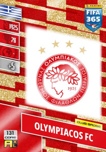 2022 FIFA 365 LOGO CLUB BADGE Olympiacos FC #131