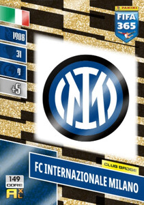 2022 FIFA 365 LOGO CLUB BADGE FC Internazionale Milano #149