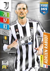 2022 FIFA 365 Juventus TEAM MATE Adrien Rabiot #157