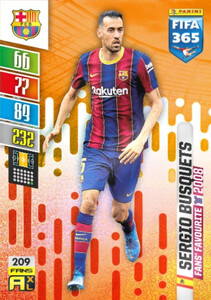 2022 FIFA 365 FC Barcelona FANS Sergio Busquets #209