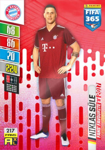 2022 FIFA 365 FC Bayern München FANS Niklas Süle #217