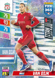 2022 FIFA 365 Liverpool POWER Virgil van Dijk #238