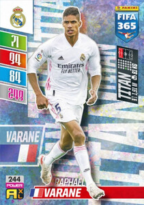 2022 FIFA 365 Real Madrid CF POWER Raphaël Varane #244
