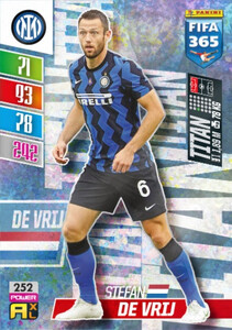 2022 FIFA 365 FC Internazionale Milano POWER Stefan de Vrij #252