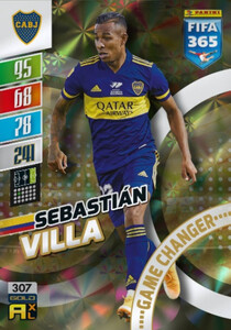 2022 FIFA 365 Boca Juniors GOLD Sebastián Villa #307