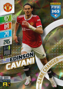 2022 FIFA 365 Manchester United GOLD Edinson Cavani #311