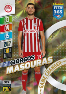 2022 FIFA 365 Olympiacos FC GOLD Giorgos Masouras #319