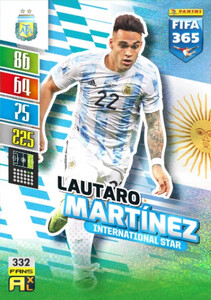 2022 FIFA 365 Argentina FANS Lautaro Martinez #332