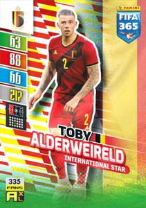 2022 FIFA 365 Belgium FANS Toby Alderweireld #335