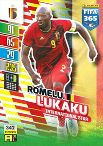 2022 FIFA 365 Belgium FANS  Romelu Lukaku #342