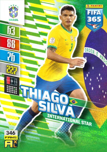 2022 FIFA 365 Brazil FANS Thiago Silva #346