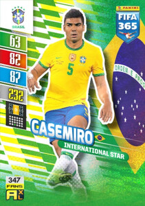 2022 FIFA 365 Brazil FANS Casemiro #347