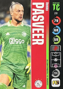 Top Class 2022 AFC Ajax TEAM MATE Remko Pasveer #20