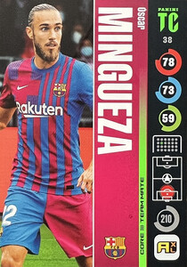 Top Class 2022 FC Barcelona TEAM MATE Óscar Mingueza #38