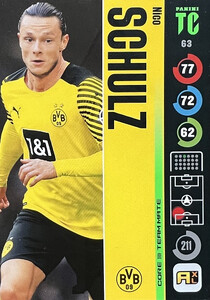 Top Class 2022 Borussia Dortmund TEAM MATE Nico Schulz #63
