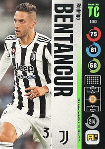 Top Class 2022 Juventus TEAM MATE Rodrigo Bentancur #100