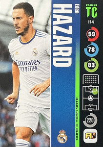 Top Class 2022 Real Madrid CF TEAM MATE Eden Hazard #114