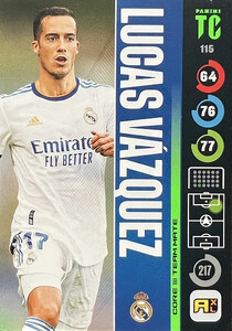 Top Class 2022 Real Madrid CF TEAM MATE Lucas Vázquez #115