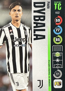 Top Class 2022 Juventus TEAM MATE Paulo Dybala #152