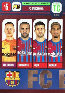 Top Class 2022  LINE-UP FC Barcelona Eleven #205