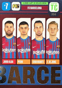 Top Class 2022  LINE-UP FC Barcelona Eleven #206