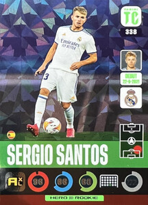 Top Class 2022 Real Madrid CF HERO Sergio Santos #338