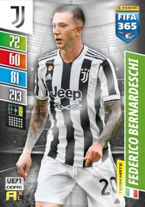 UPDATE 2022 FIFA 365 Juventus TEAM MATE Bernardeschi #71