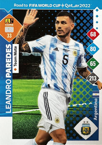 Road To FIFA World Cup Qatar 2022 Argentina TEAM MATE Paredes #33