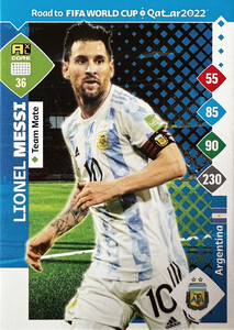 Road To FIFA World Cup Qatar 2022 Argentina TEAM MATE Messi #36