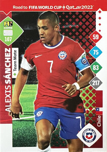 Road To FIFA World Cup Qatar 2022 Chile TEAM MATE Sánchez #107
