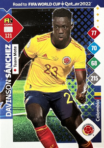 Road To FIFA World Cup Qatar 2022 Colombia TEAM MATE Sánchez #121