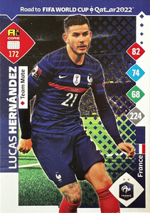 Road To FIFA World Cup Qatar 2022 France TEAM MATE Hernández #172