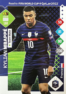 Road To FIFA World Cup Qatar 2022 France TEAM MATE Mbappé #180