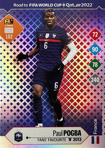 Road To FIFA World Cup Qatar 2022 France FANS Pogba #182