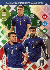 Road To FIFA World Cup Qatar 2022 Italy FANS Immobile / Belotti / Insigne #222