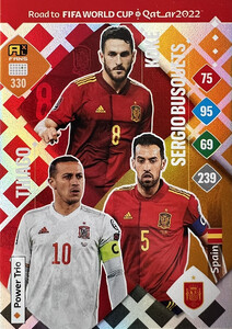 Road To FIFA World Cup Qatar 2022 Spain FANS Koke / Sergio Busquets / Thiago #330