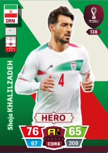 FIFA World Cup Qatar 2022 CORE Khalilzadeh #138