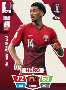 FIFA World Cup Qatar 2022 CORE Ahmed #209