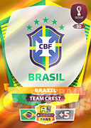 FIFA World Cup Qatar 2022 FANS Team Crest Brazil #50