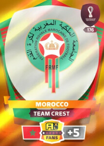 FIFA World Cup Qatar 2022 FANS Team Crest Morocco #176