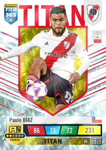 2023 FIFA 365 River Plate TITAN Díaz #25 