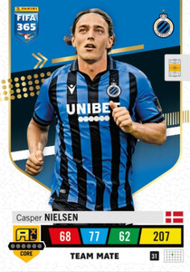 2023 FIFA 365 Club Brugge KV TEAM MATE Nielsen #31
