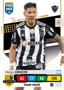 2023 FIFA 365 Clube Atlético Mineiro TEAM MATE Zaracho #52