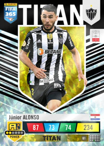 2023 FIFA 365 Clube Atlético Mineiro TITAN Alonso #61