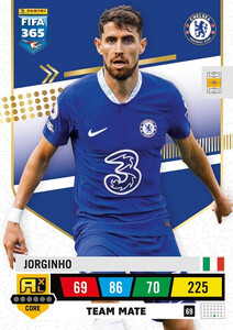 2023 FIFA 365 Chelsea TEAM MATE Jorginho  #69