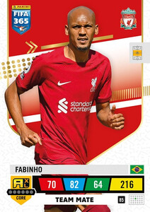 2023 FIFA 365 Liverpool TEAM MATE Fabinho #85
