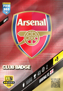 2024 FIFA 365 LOGO CLUB BADGE Arsenal  #ARS 4