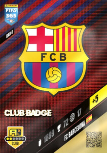 2024 FIFA 365 LOGO CLUB BADGE FC Barcelona #BAR 4