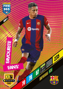 2024 FIFA 365 FC Barcelona FANS Raphinha #BAR 5