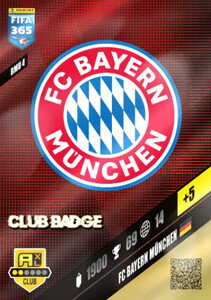 2024 FIFA 365 LOGO CLUB BADGE Bayern München #BMU 4